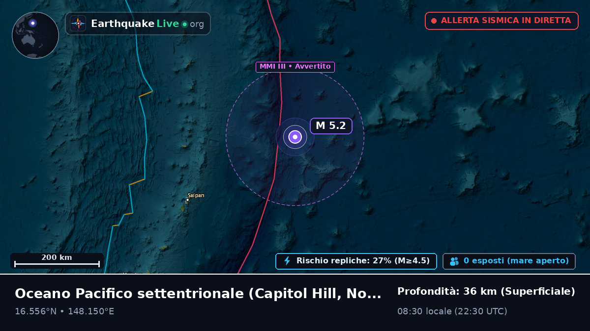 Oceano Pacifico settentrionale (Northern Mariana Islands)