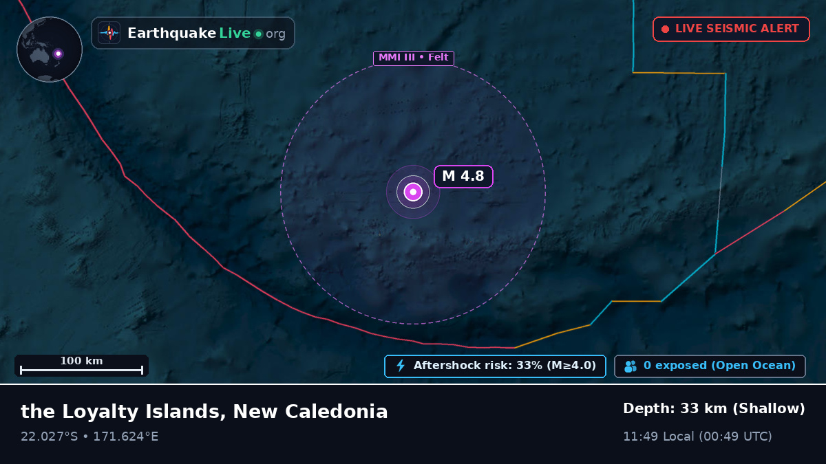South Pacific Ocean (New Caledonia)