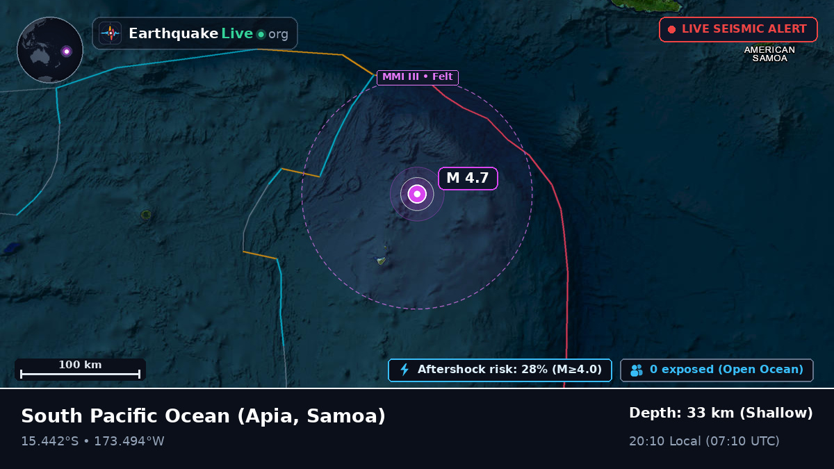 South Pacific Ocean (Samoa)
