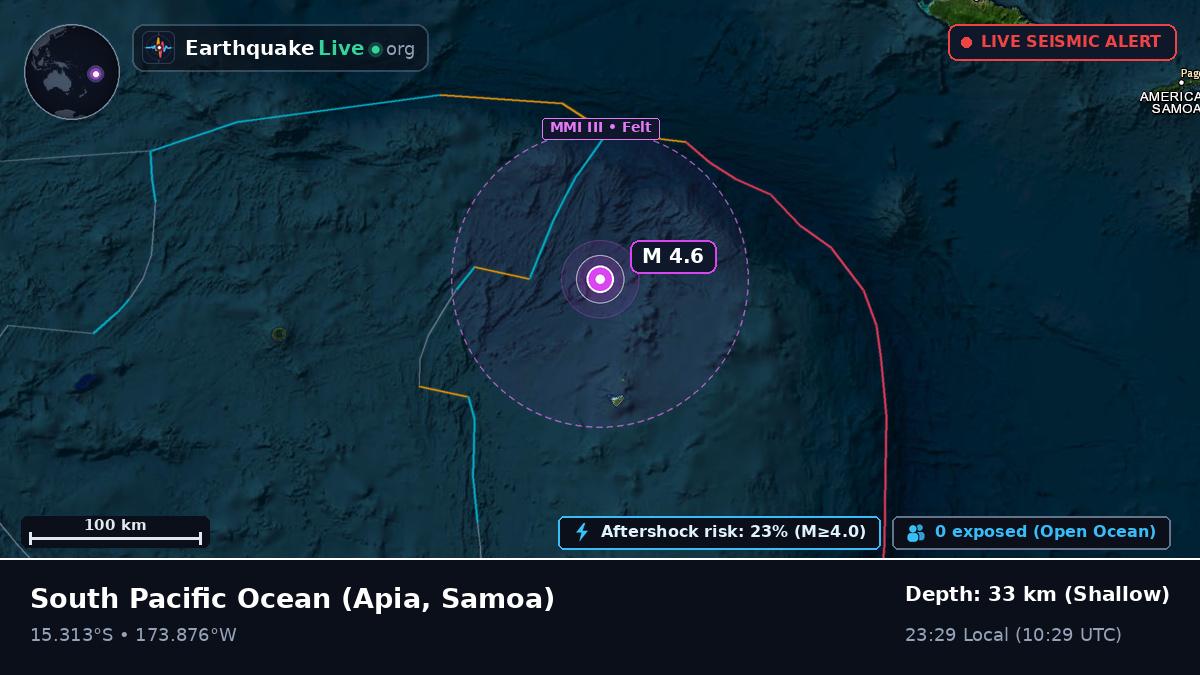 South Pacific Ocean (Samoa)