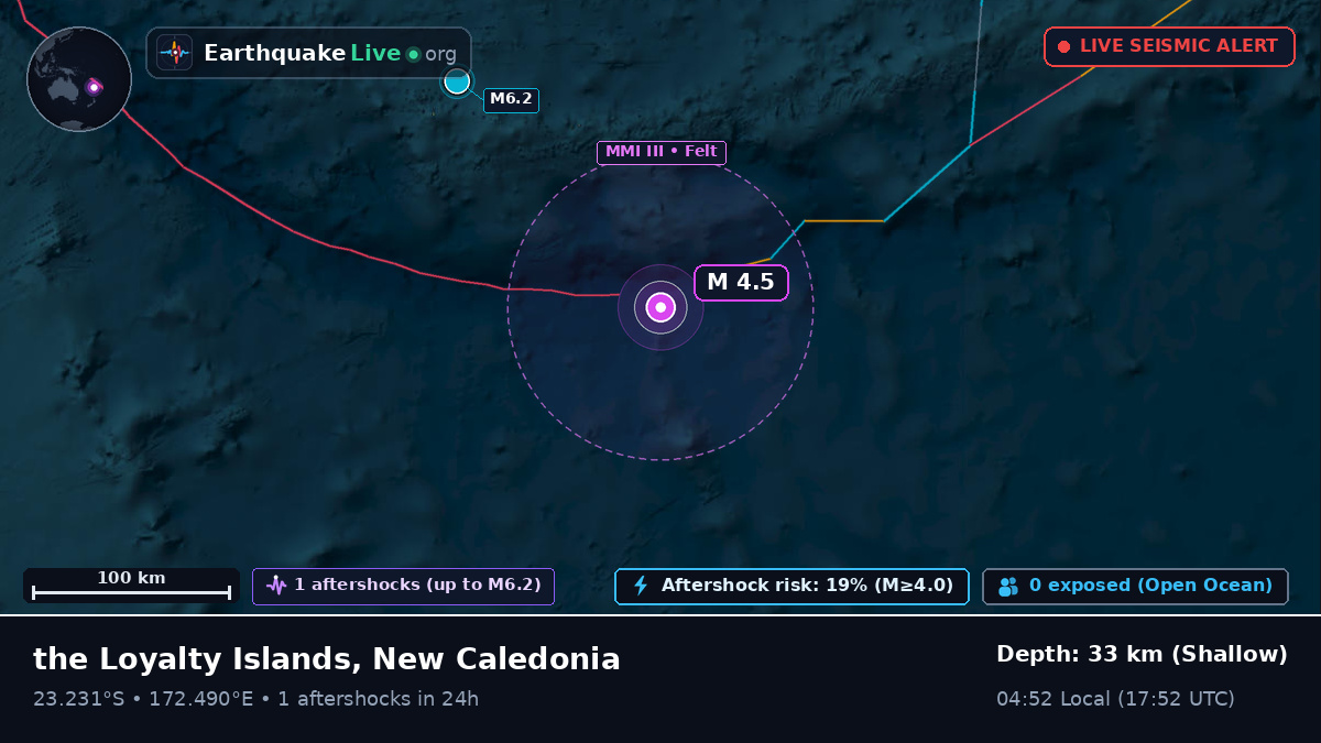South Pacific Ocean (New Caledonia)