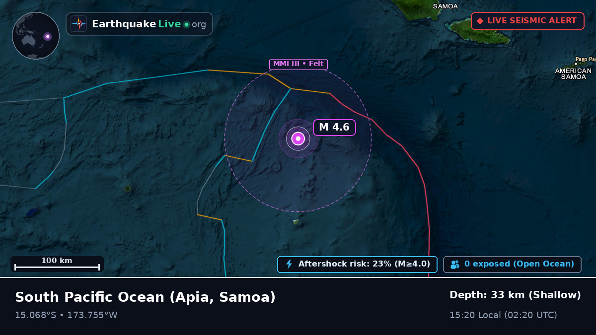 South Pacific Ocean (Samoa)