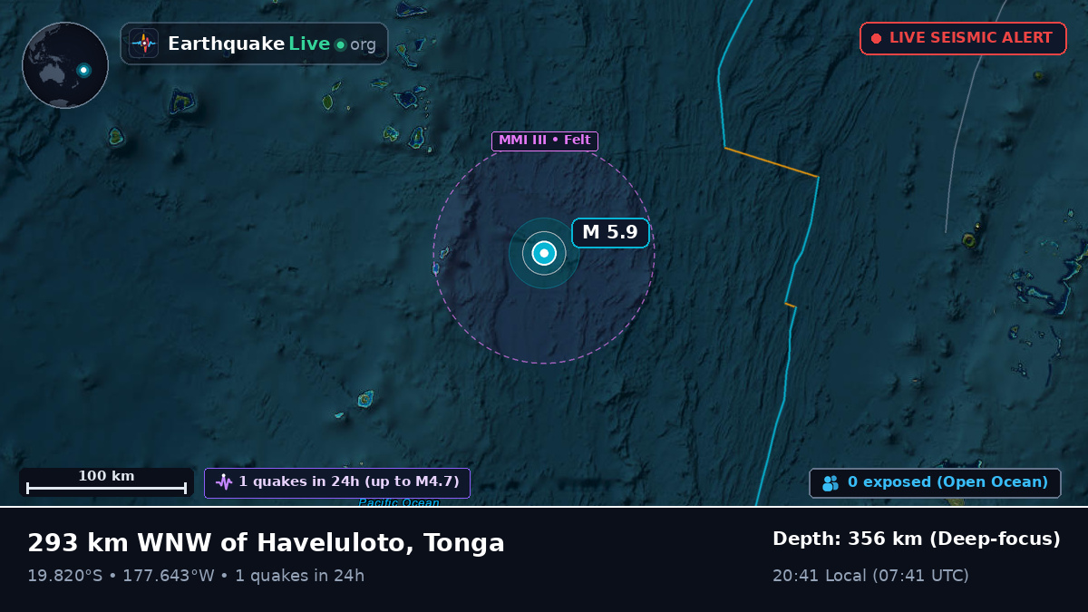 South Pacific Ocean (Tonga)