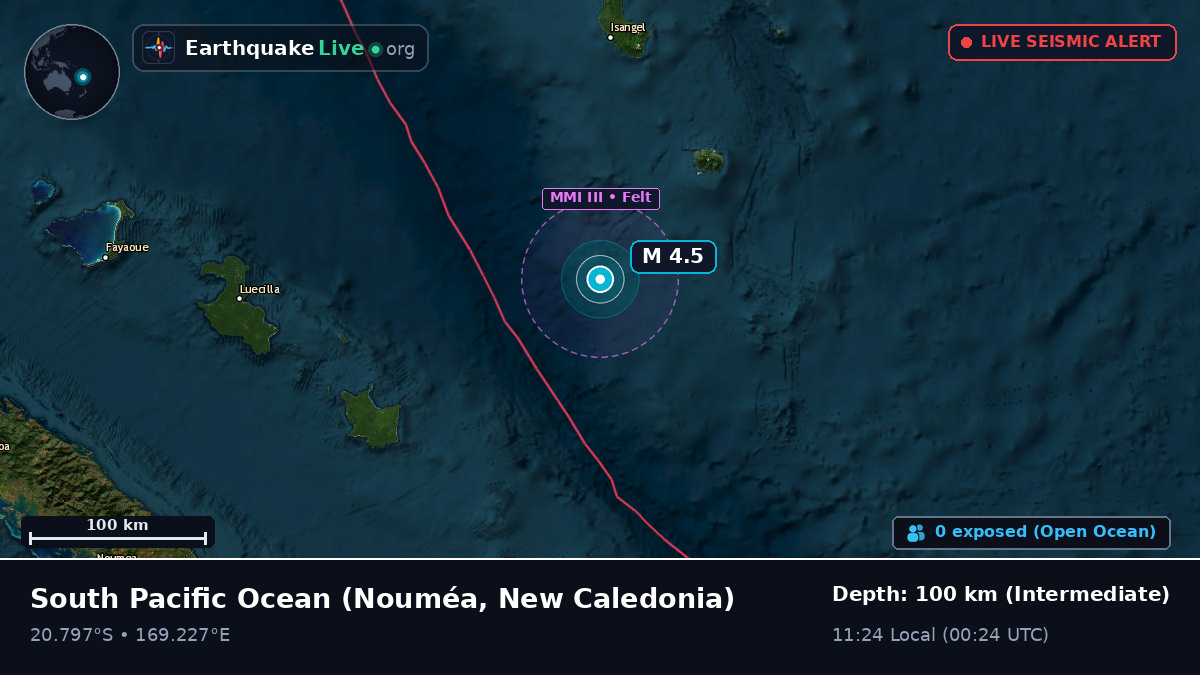 South Pacific Ocean (New Caledonia)