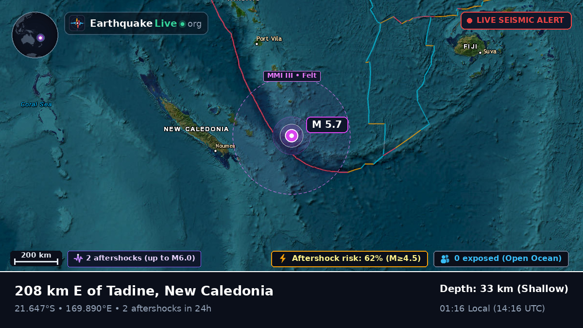 South Pacific Ocean (New Caledonia)