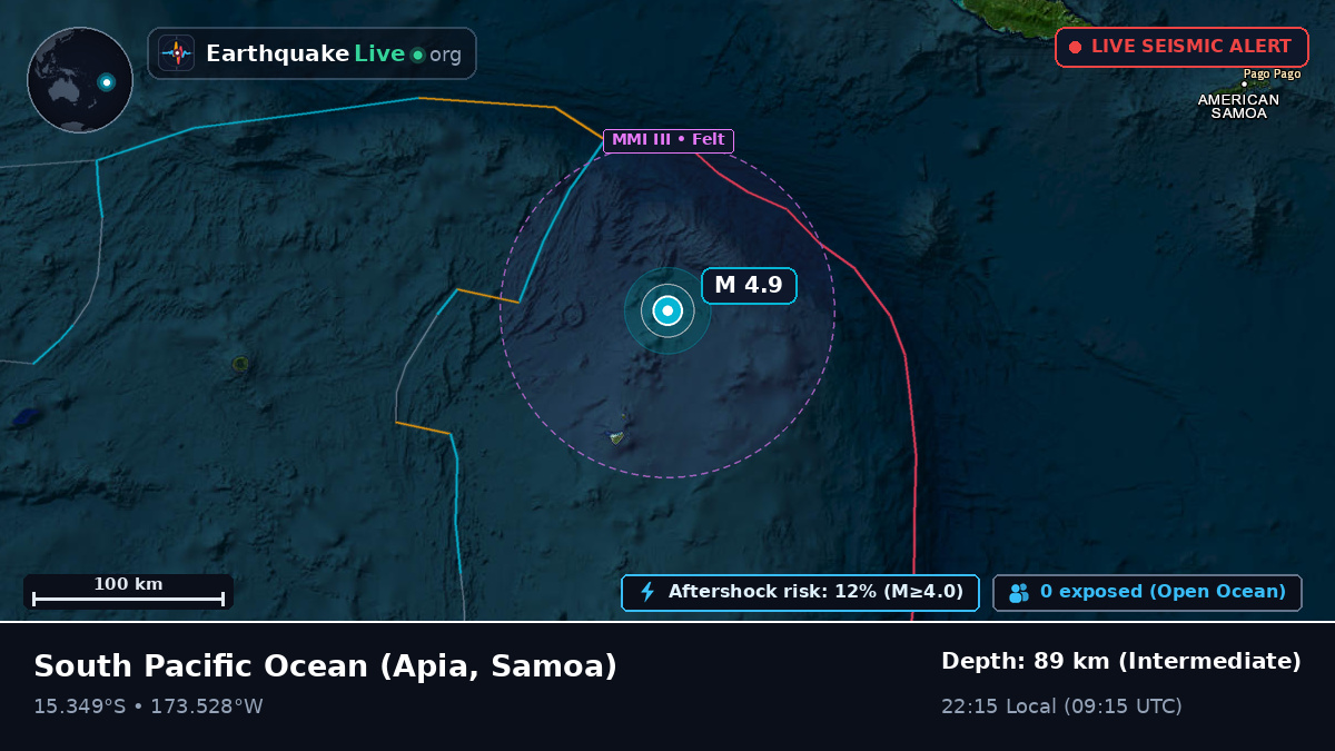South Pacific Ocean (Samoa)