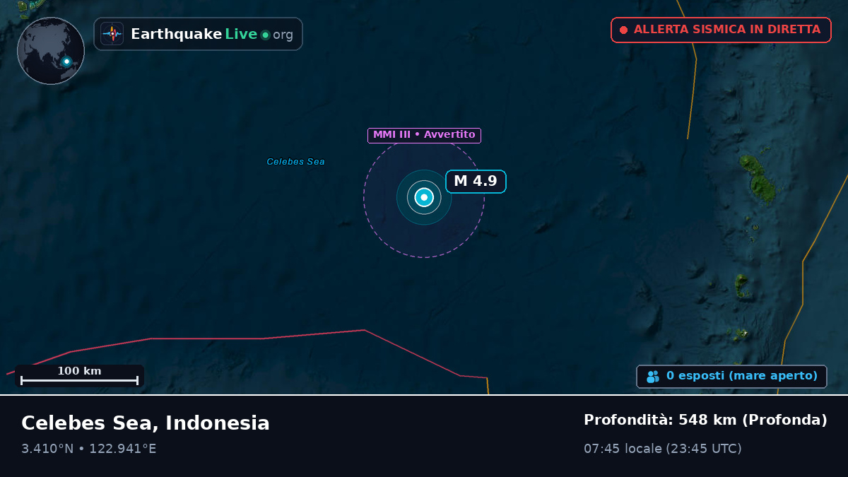 Oceano Pacifico settentrionale (Indonesia)