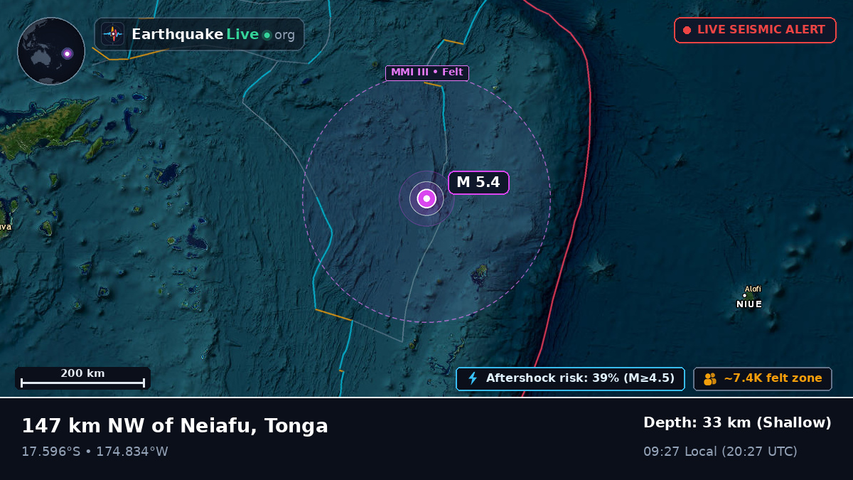 Off the coast of Neiafu, Tonga