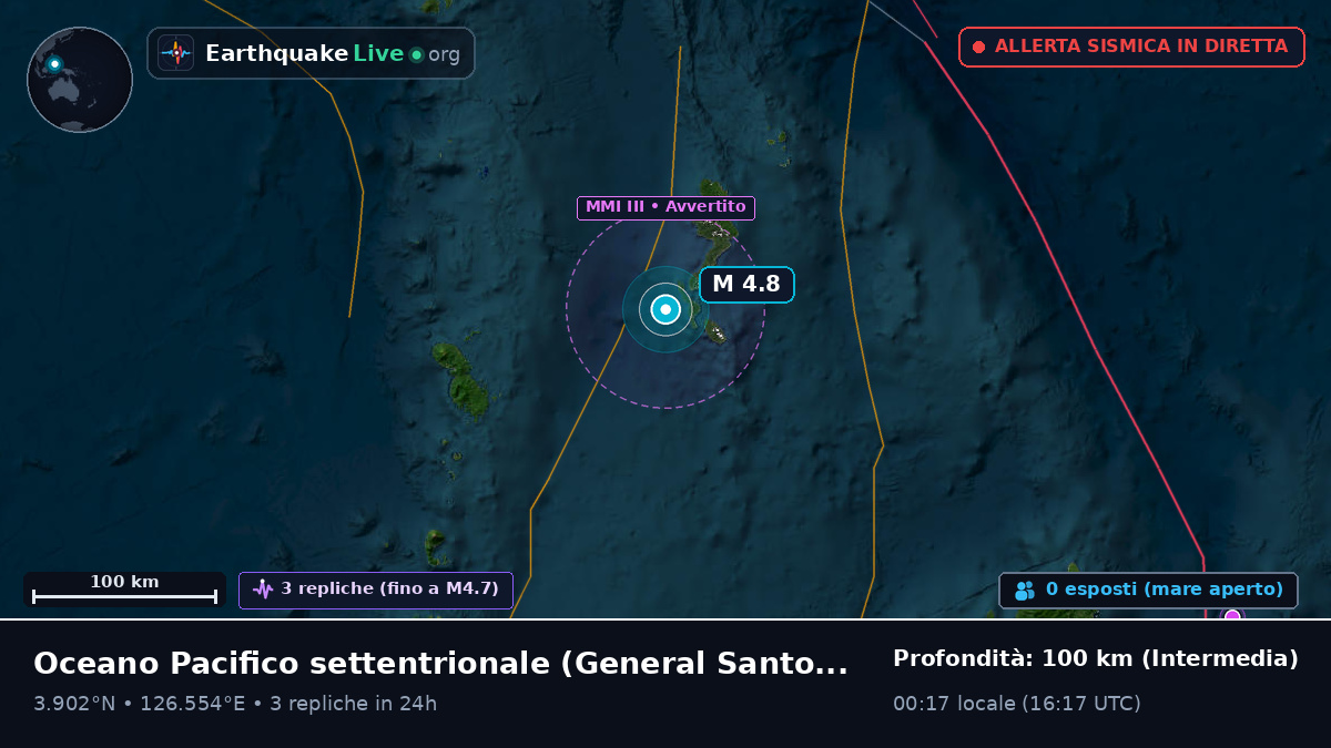 Oceano Pacifico settentrionale (Filippine)