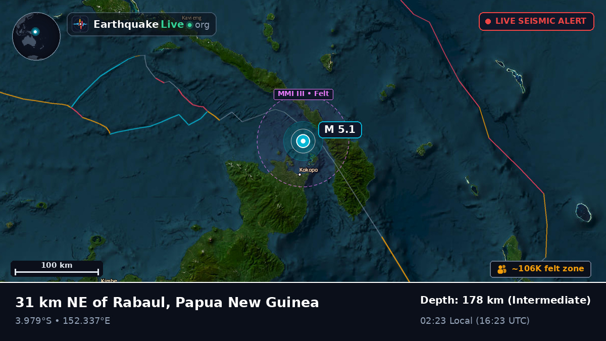 Rabaul, East New Britain, Papua New Guinea