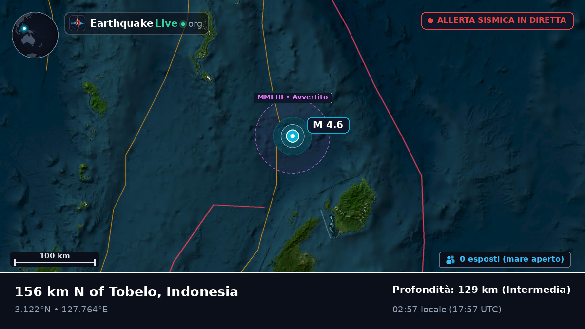 Oceano Pacifico settentrionale (Indonesia)
