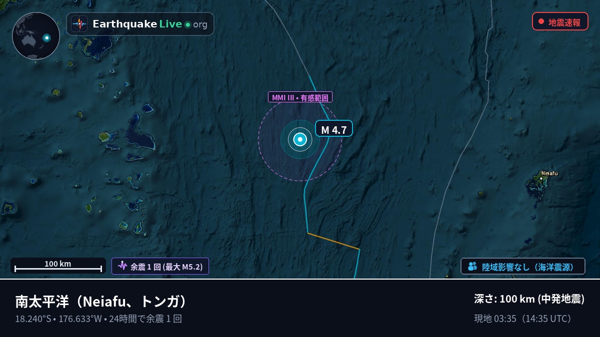 南太平洋 (トンガ)