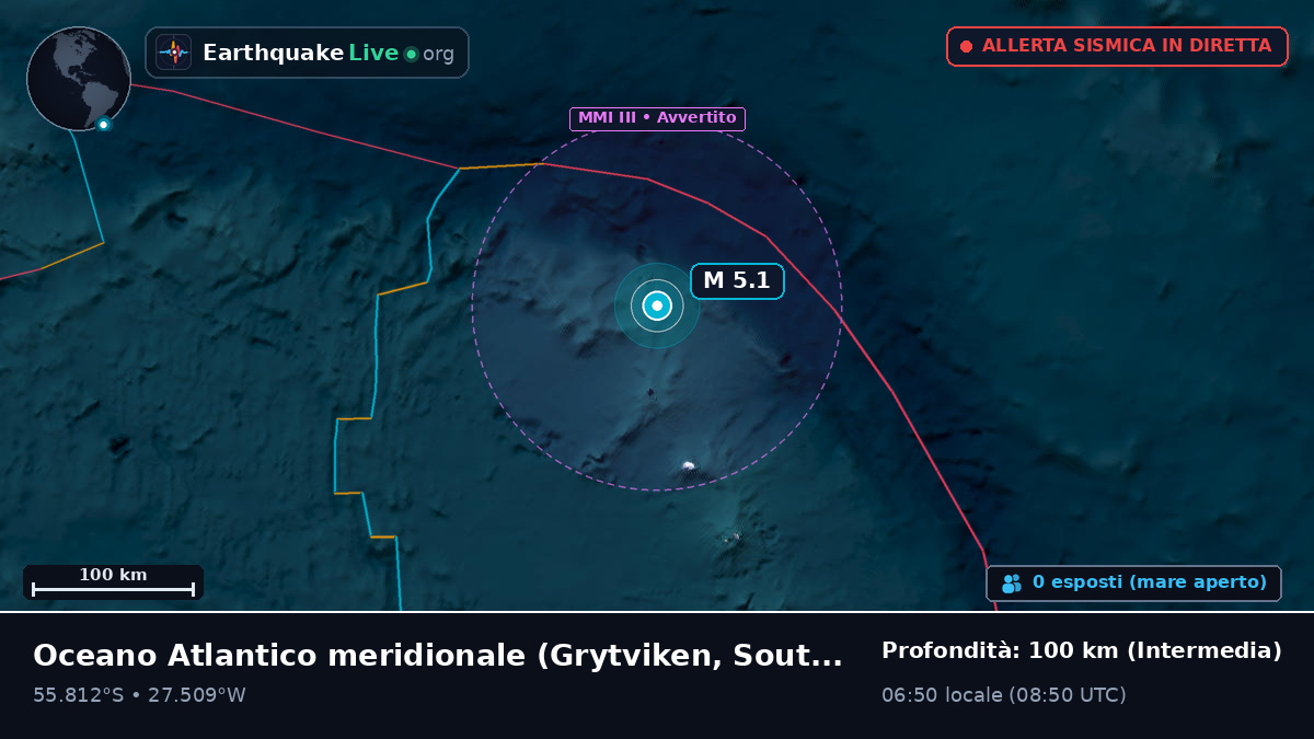 Oceano Atlantico meridionale (South Georgia and the Islands)