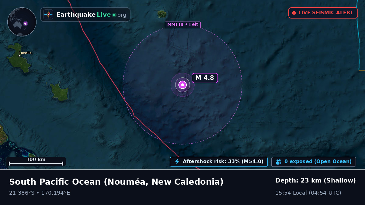 South Pacific Ocean (New Caledonia)