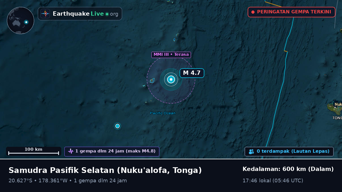 Samudra Pasifik Selatan (Tonga)