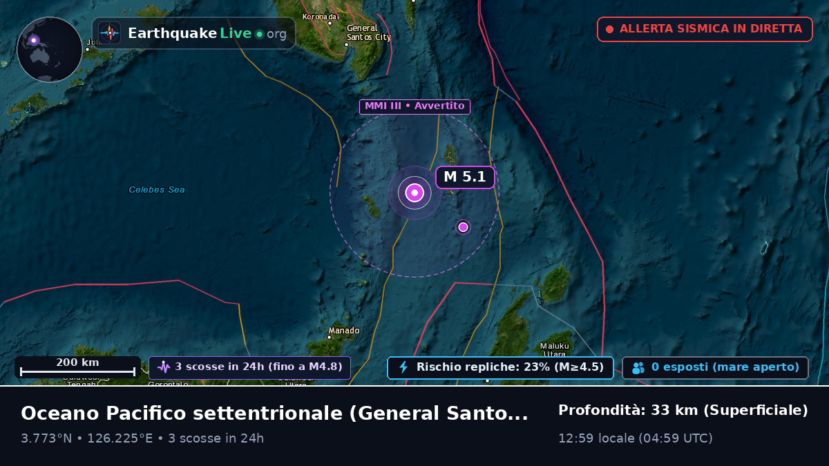 Oceano Pacifico settentrionale (Filippine)