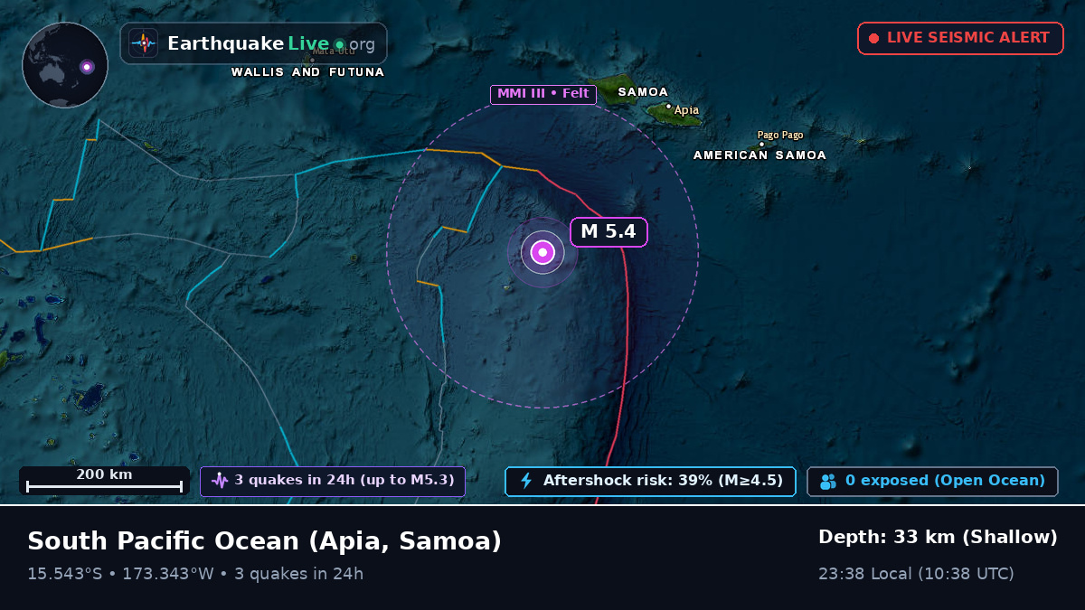 South Pacific Ocean (Samoa)