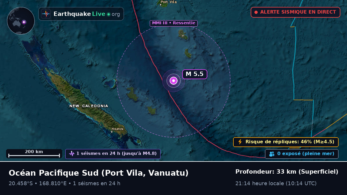 Océan Pacifique Sud (Vanuatu)