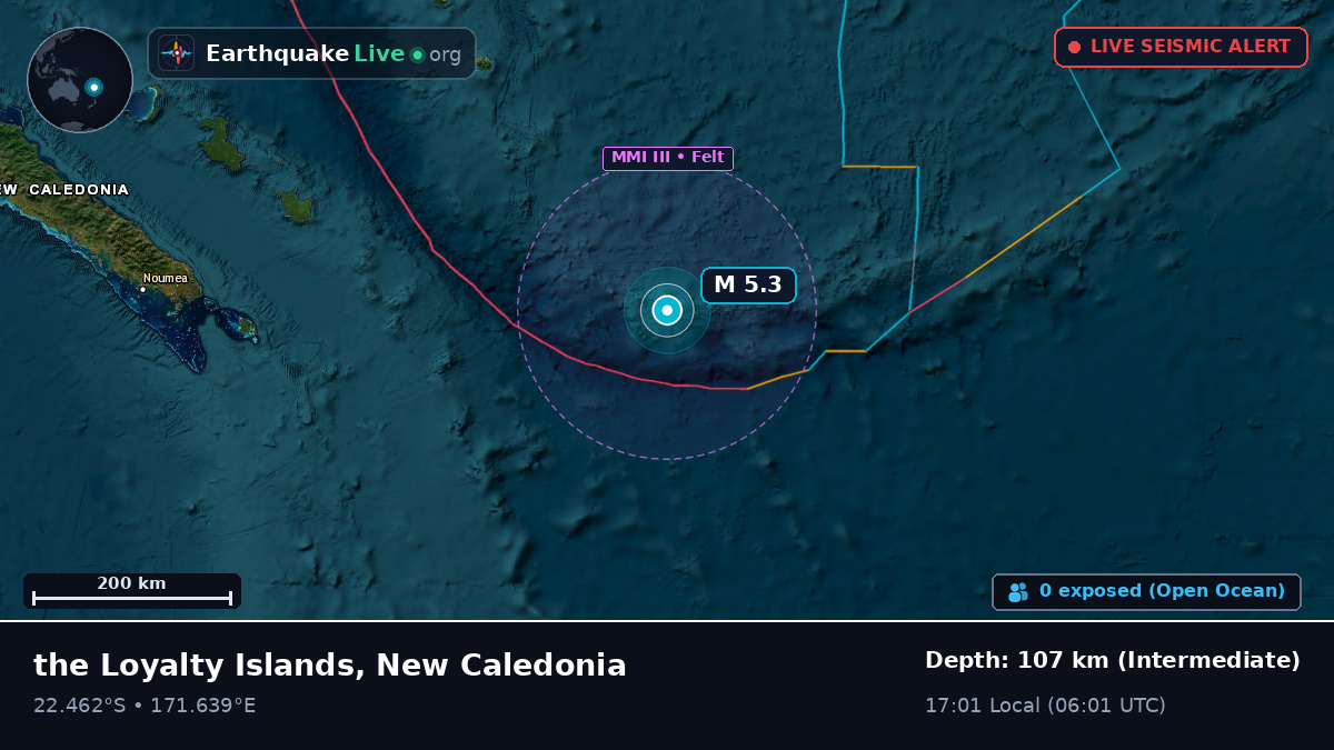 South Pacific Ocean (New Caledonia)