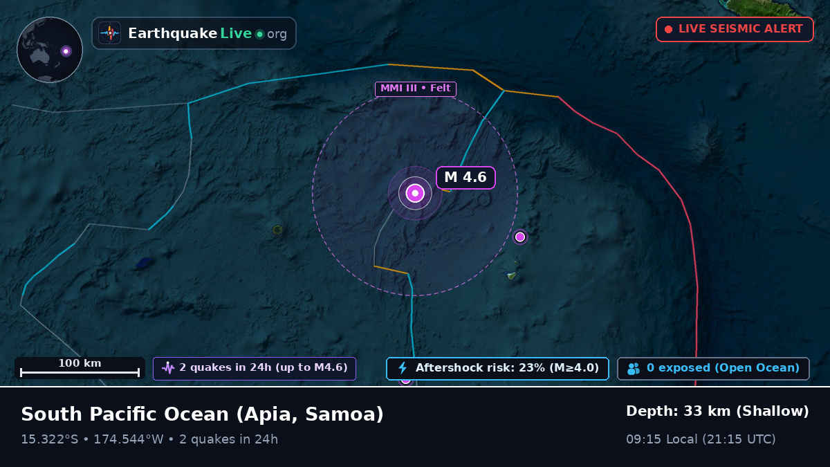 South Pacific Ocean (Samoa)