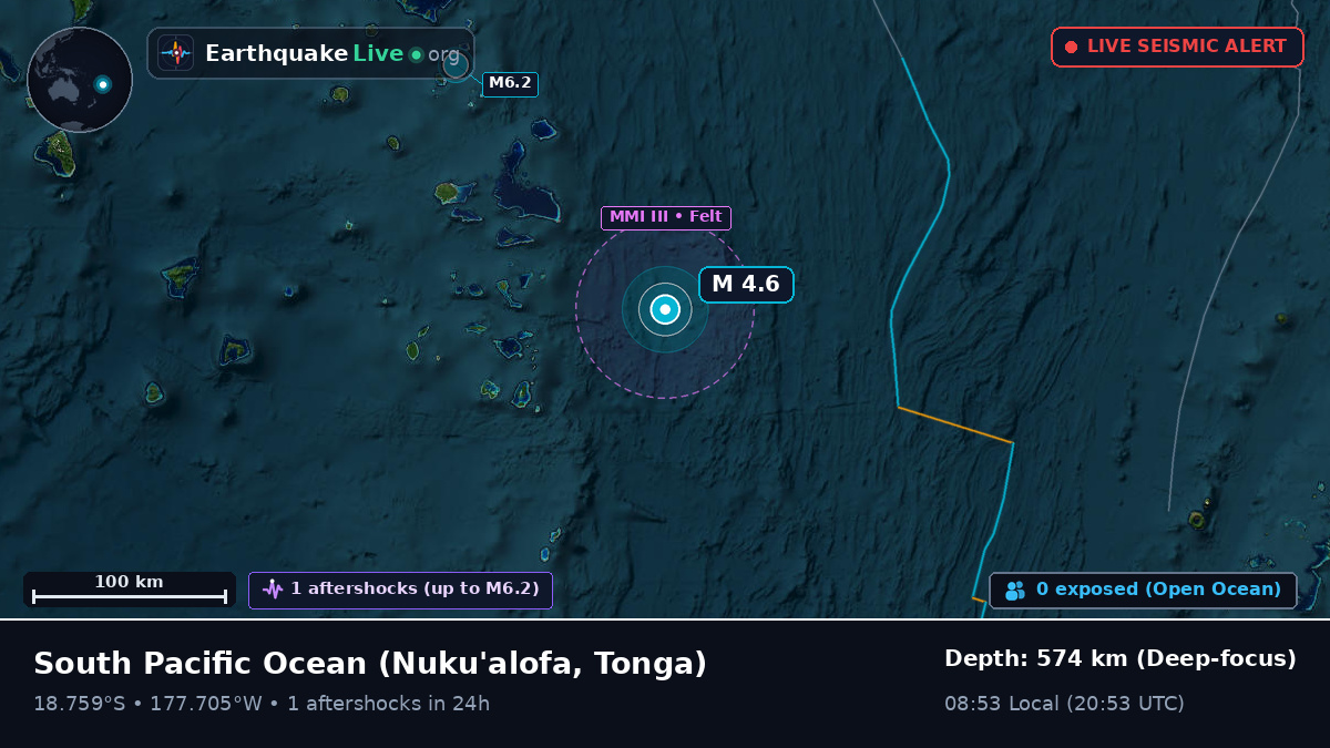 South Pacific Ocean (Tonga)