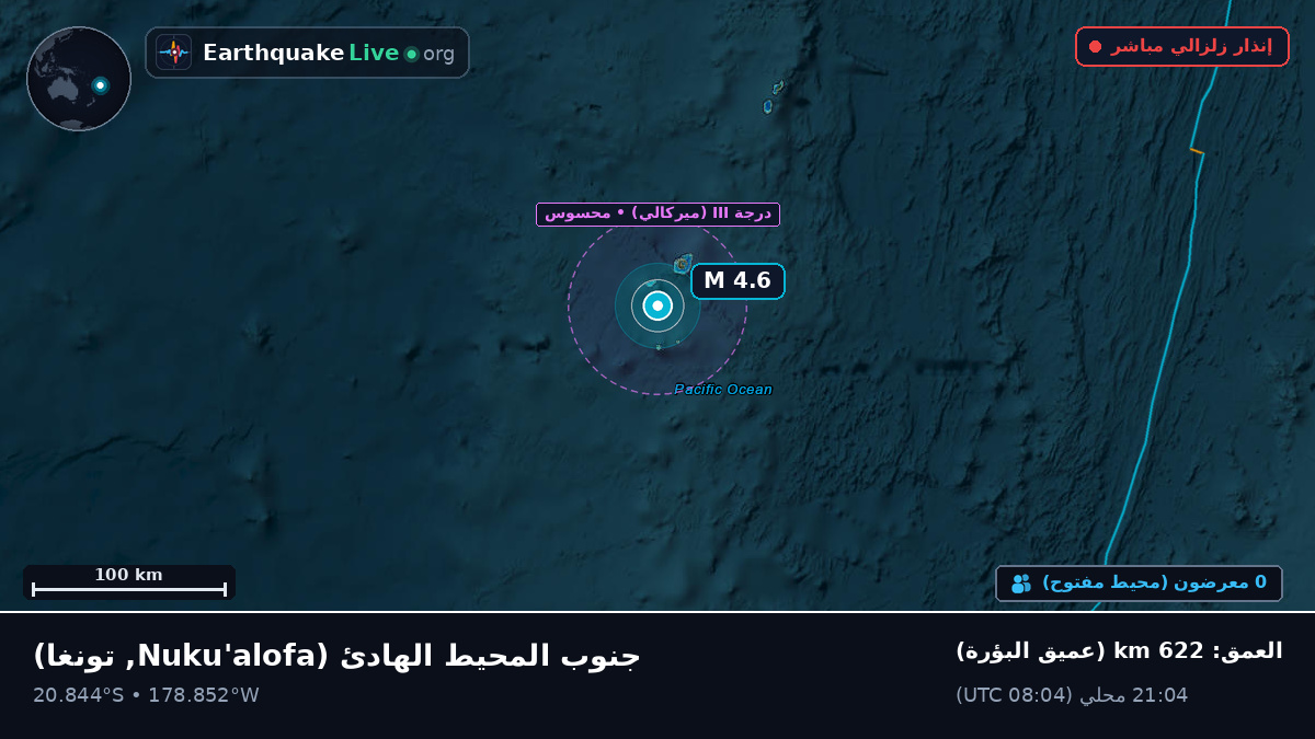 جنوب المحيط الهادئ (تونغا)
