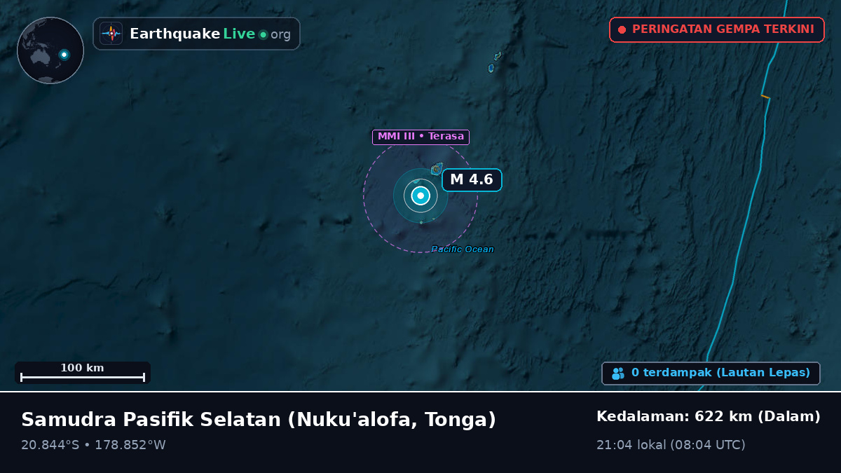 Samudra Pasifik Selatan (Tonga)