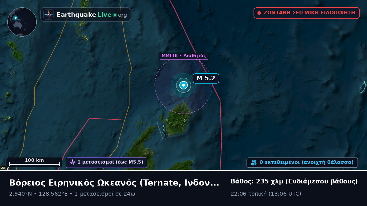 Βόρειος Ειρηνικός Ωκεανός (Ινδονησία)