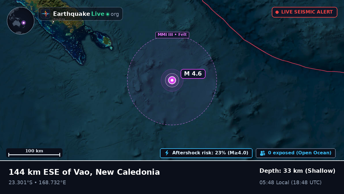 South Pacific Ocean (New Caledonia)