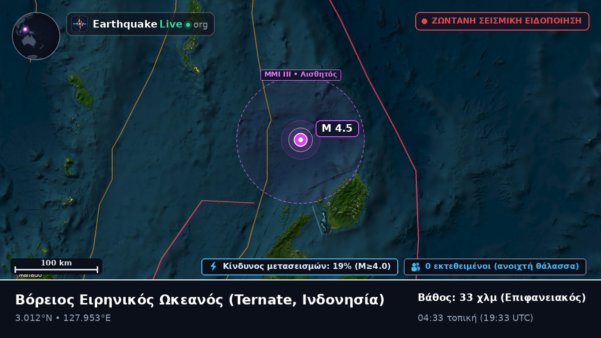 Βόρειος Ειρηνικός Ωκεανός (Ινδονησία)
