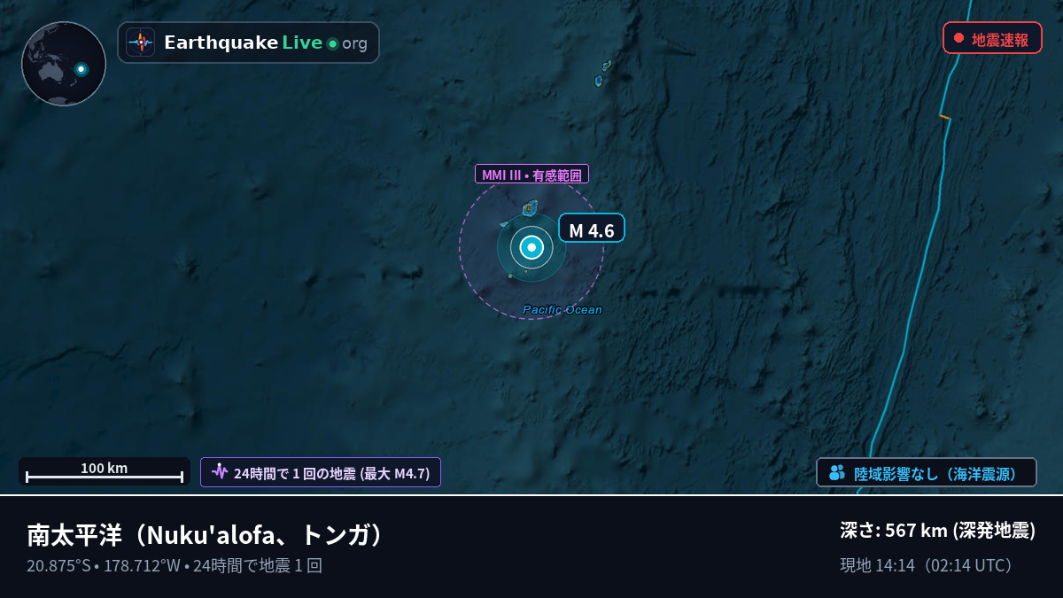 南太平洋 (トンガ)