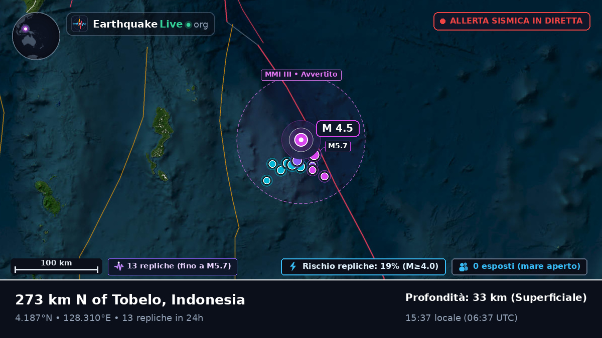 Oceano Pacifico settentrionale (Indonesia)