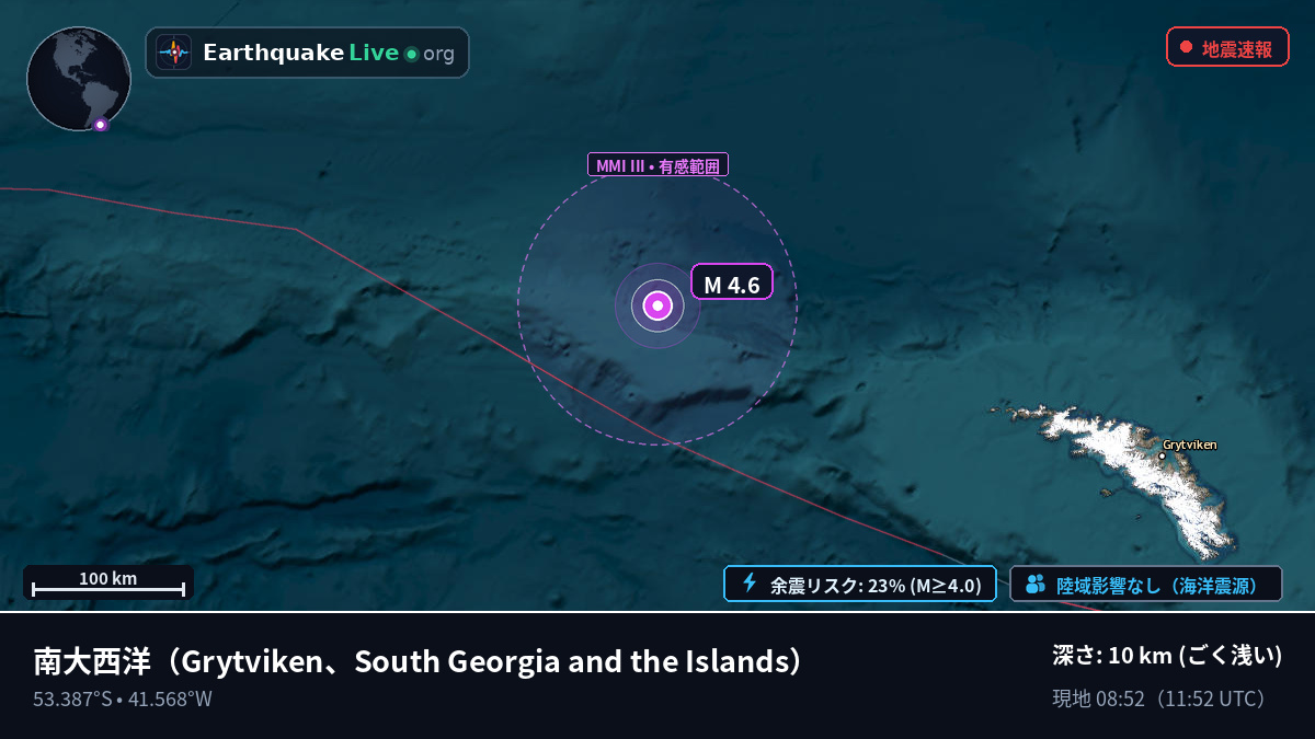 南大西洋 (South Georgia and the Islands)