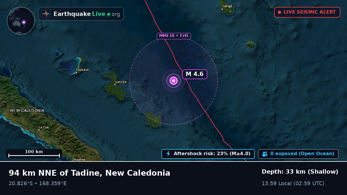 South Pacific Ocean (New Caledonia)