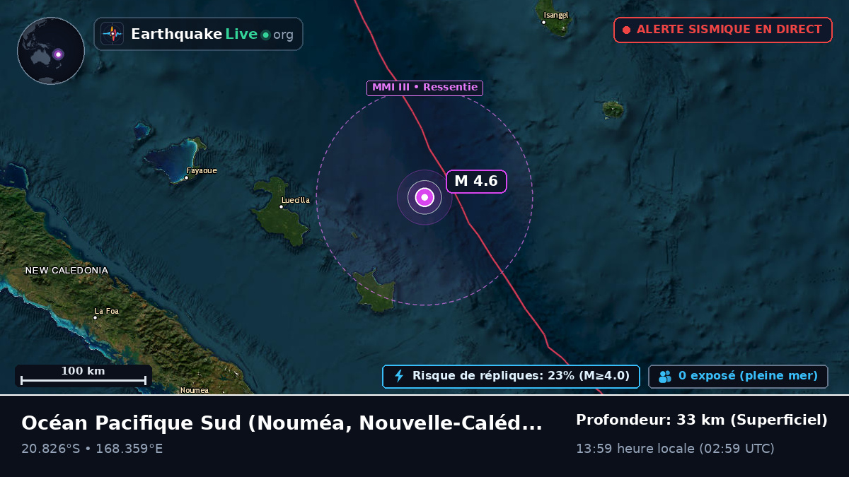 Océan Pacifique Sud (Nouvelle-Calédonie)
