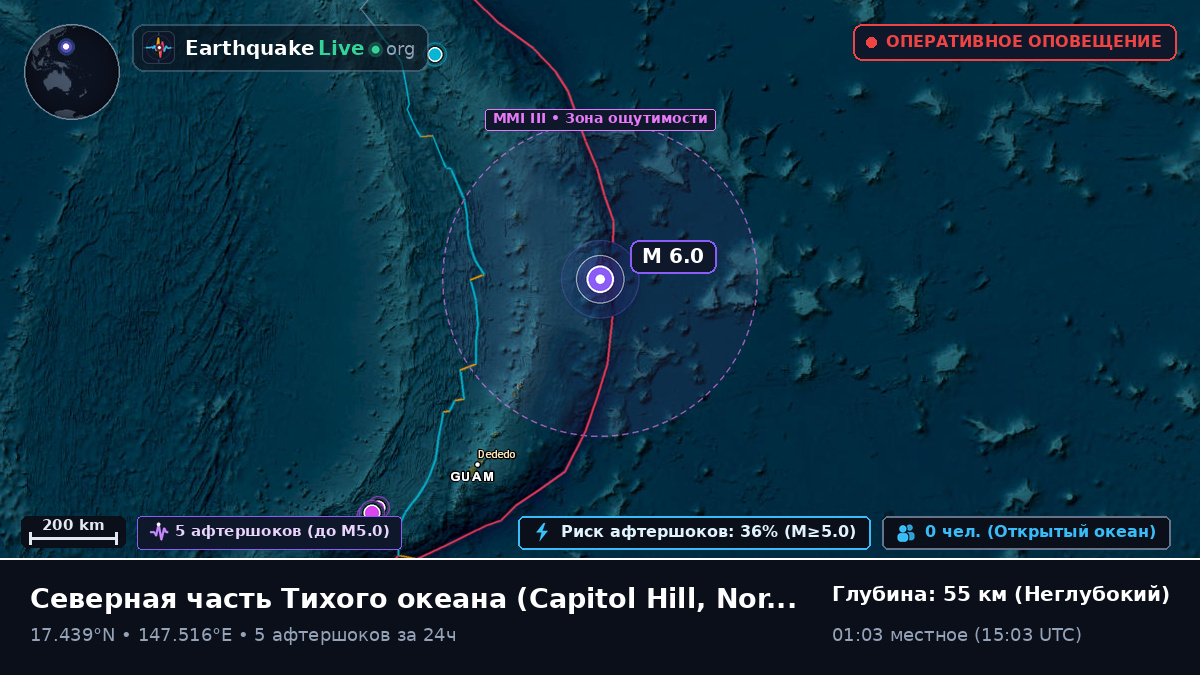 Северная часть Тихого океана (Northern Mariana Islands)