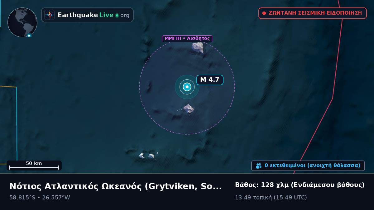 Νότιος Ατλαντικός Ωκεανός (South Georgia and the Islands)