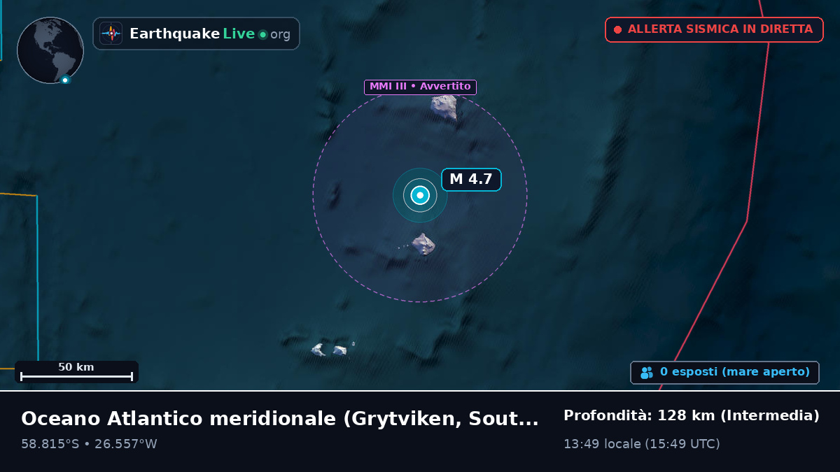Oceano Atlantico meridionale (South Georgia and the Islands)