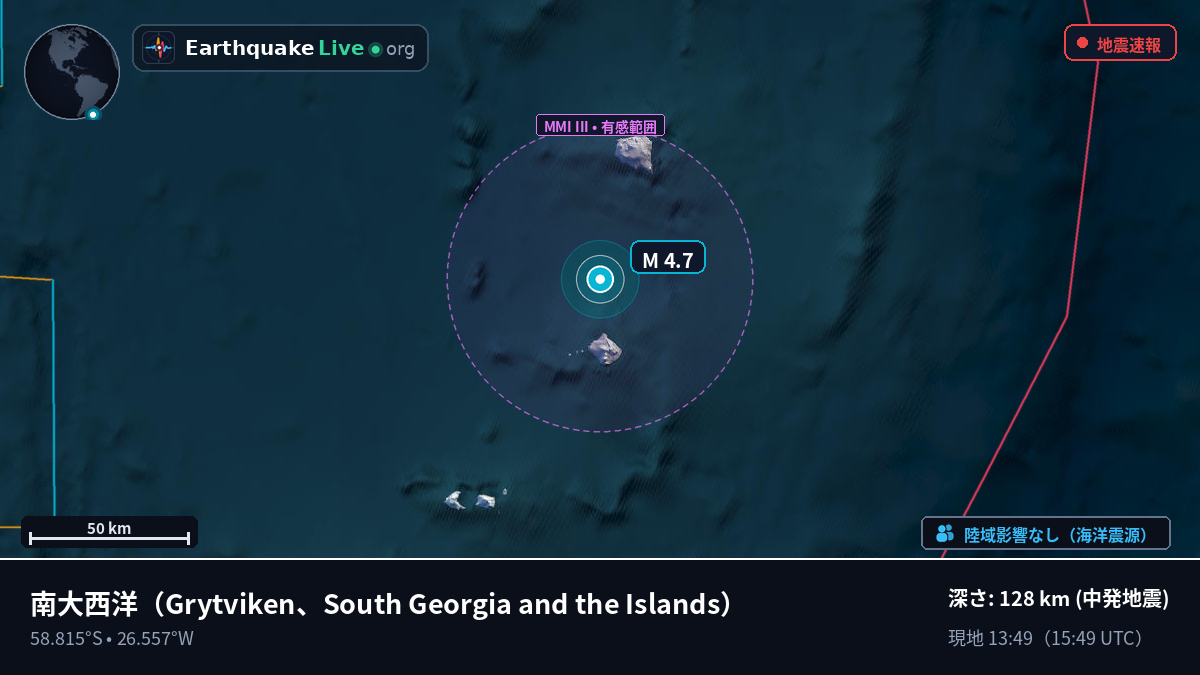 南大西洋 (South Georgia and the Islands)