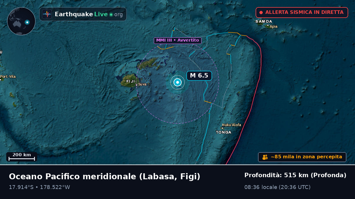 Oceano Pacifico meridionale (Figi)