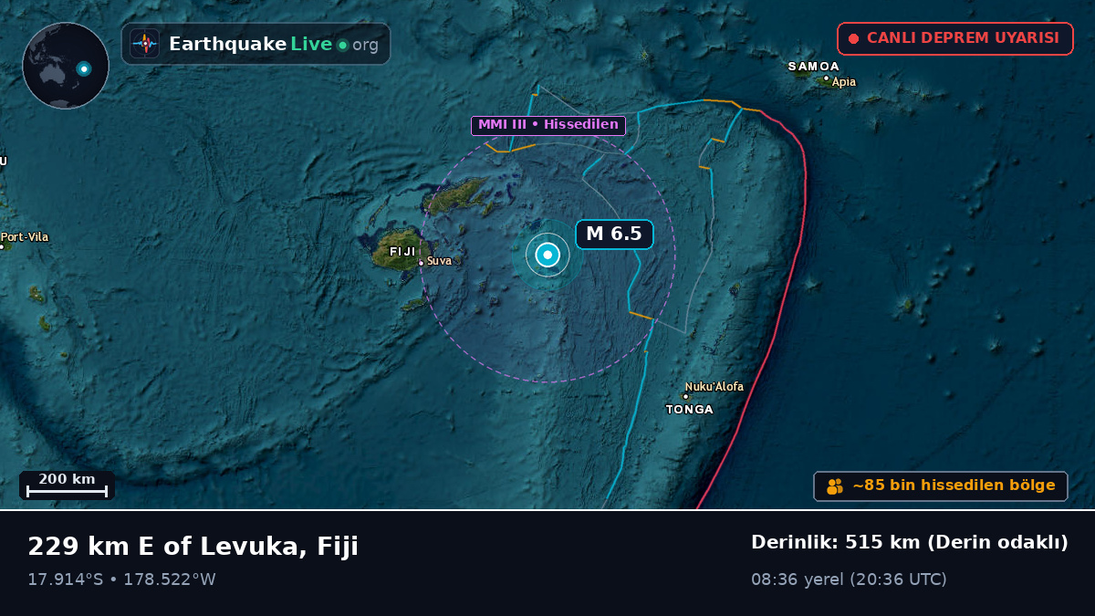 Güney Pasifik Okyanusu (Fiji)