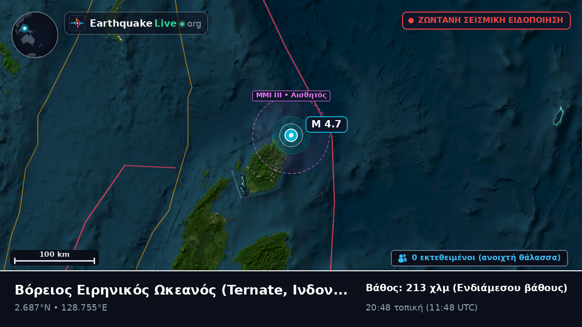 Βόρειος Ειρηνικός Ωκεανός (Ινδονησία)