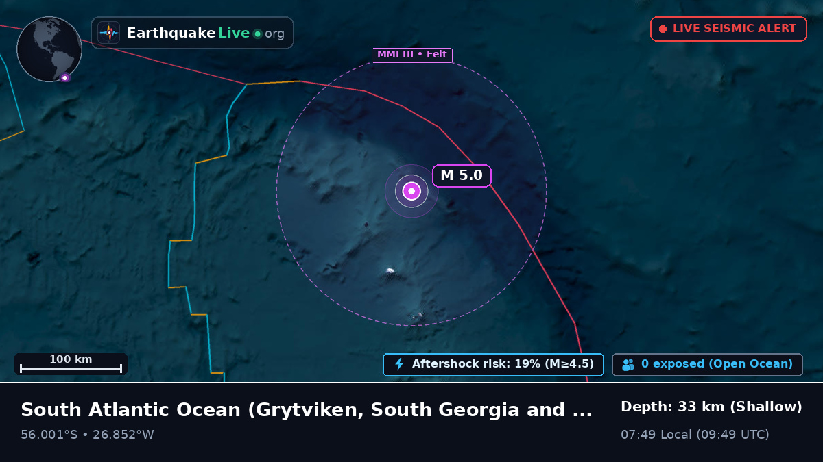 South Atlantic Ocean (South Georgia and the Islands)