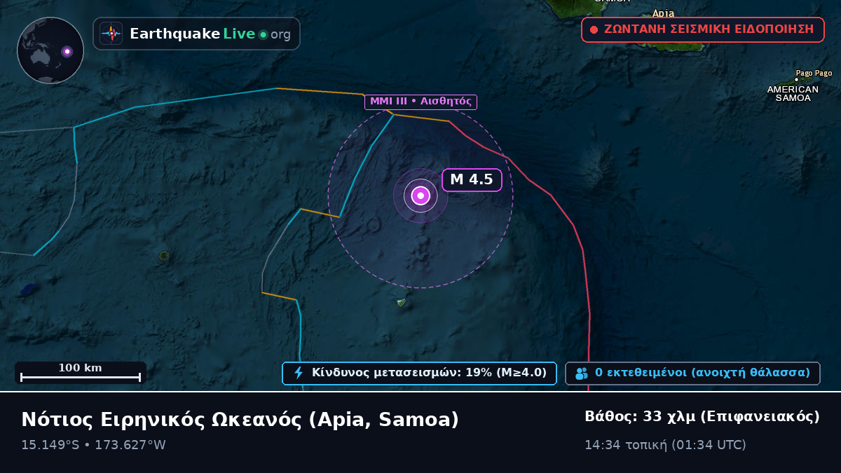 Νότιος Ειρηνικός Ωκεανός (Samoa)