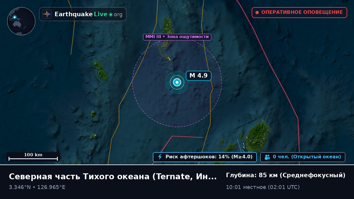 Северная часть Тихого океана (Индонезия)