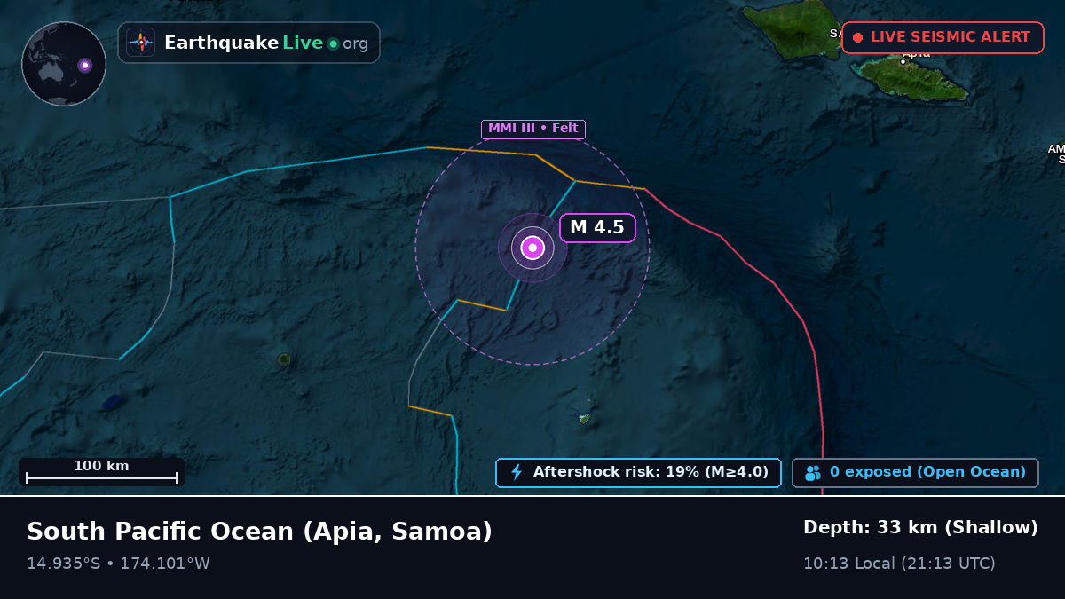 South Pacific Ocean (Samoa)