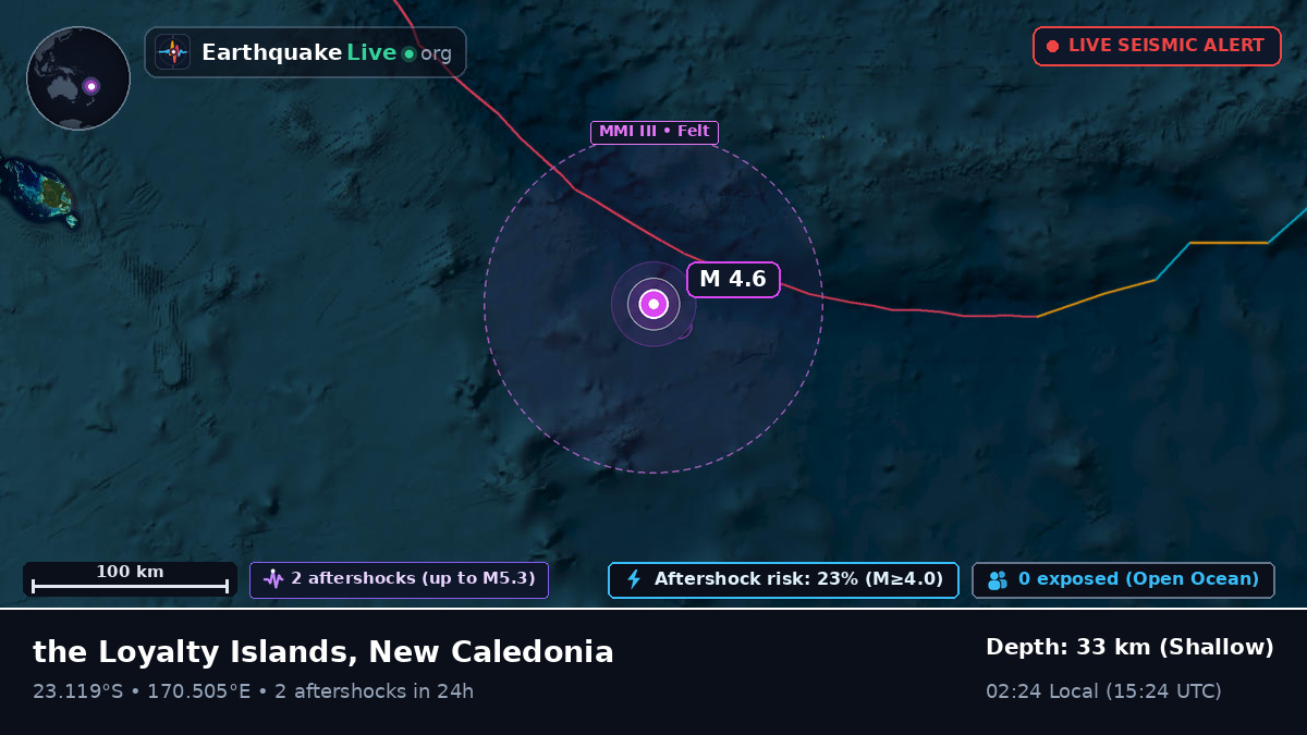 South Pacific Ocean (New Caledonia)