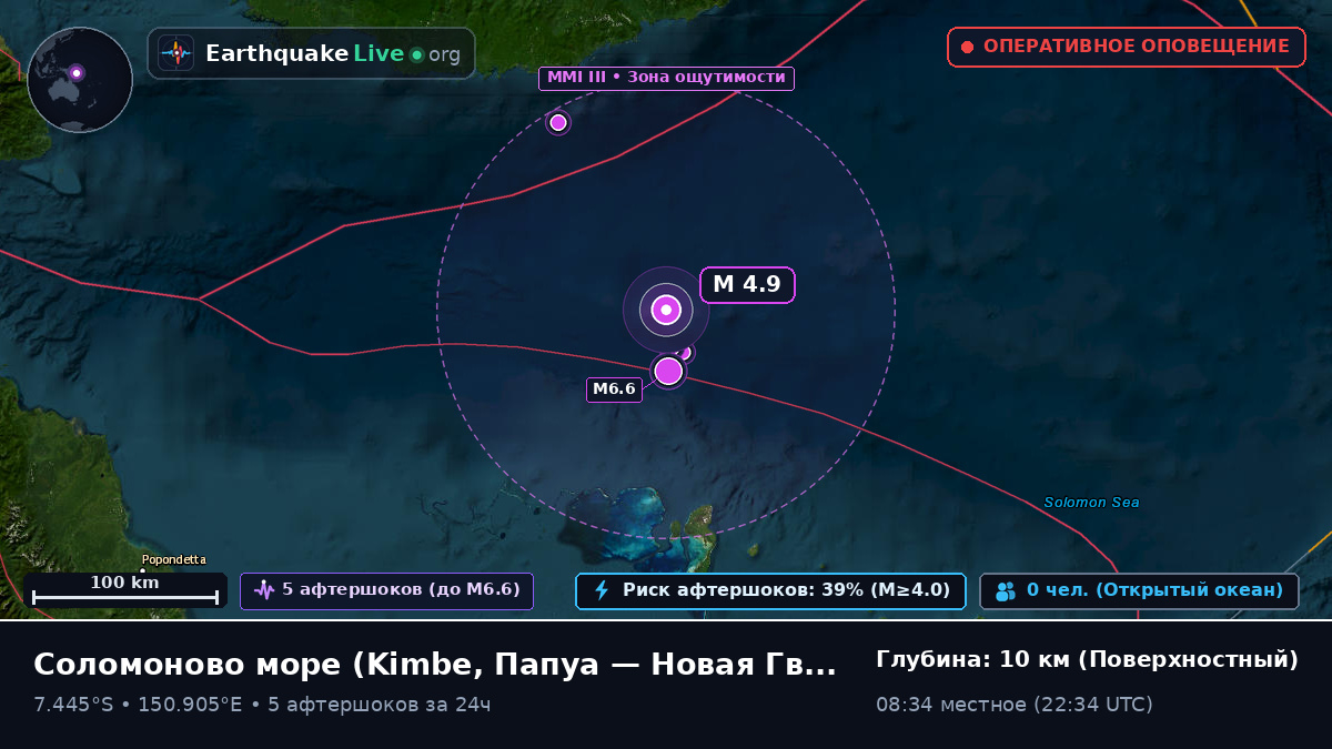 Соломоново море (Папуа — Новая Гвинея)