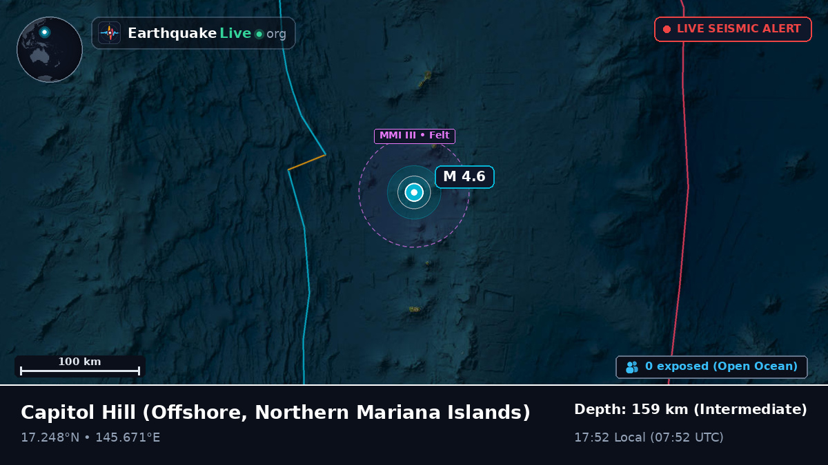 Off the coast of Capitol Hill, Northern Mariana Islands