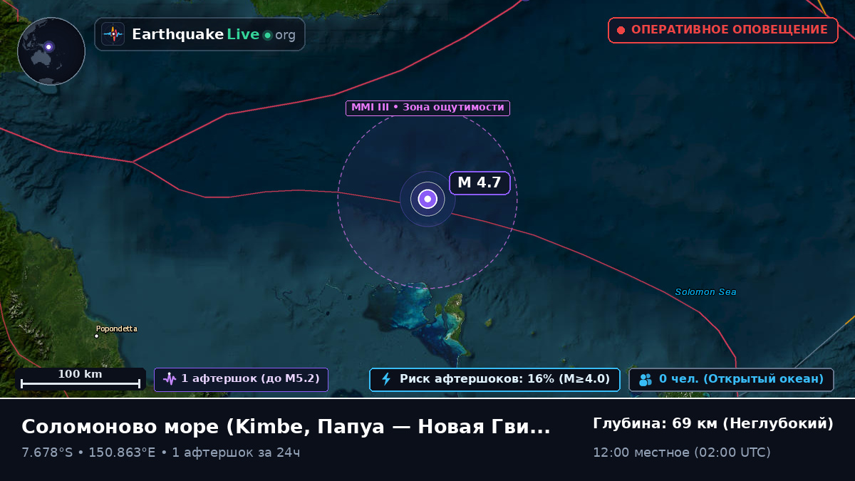 Соломоново море (Папуа — Новая Гвинея)